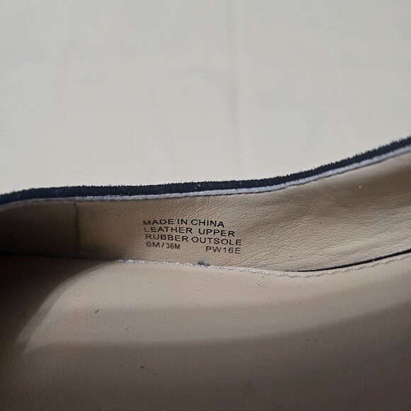 Michael Kors Black Suede Leather Arabella Kitten Pump Jeweled Heel - Size 6 - Picture 9 of 9